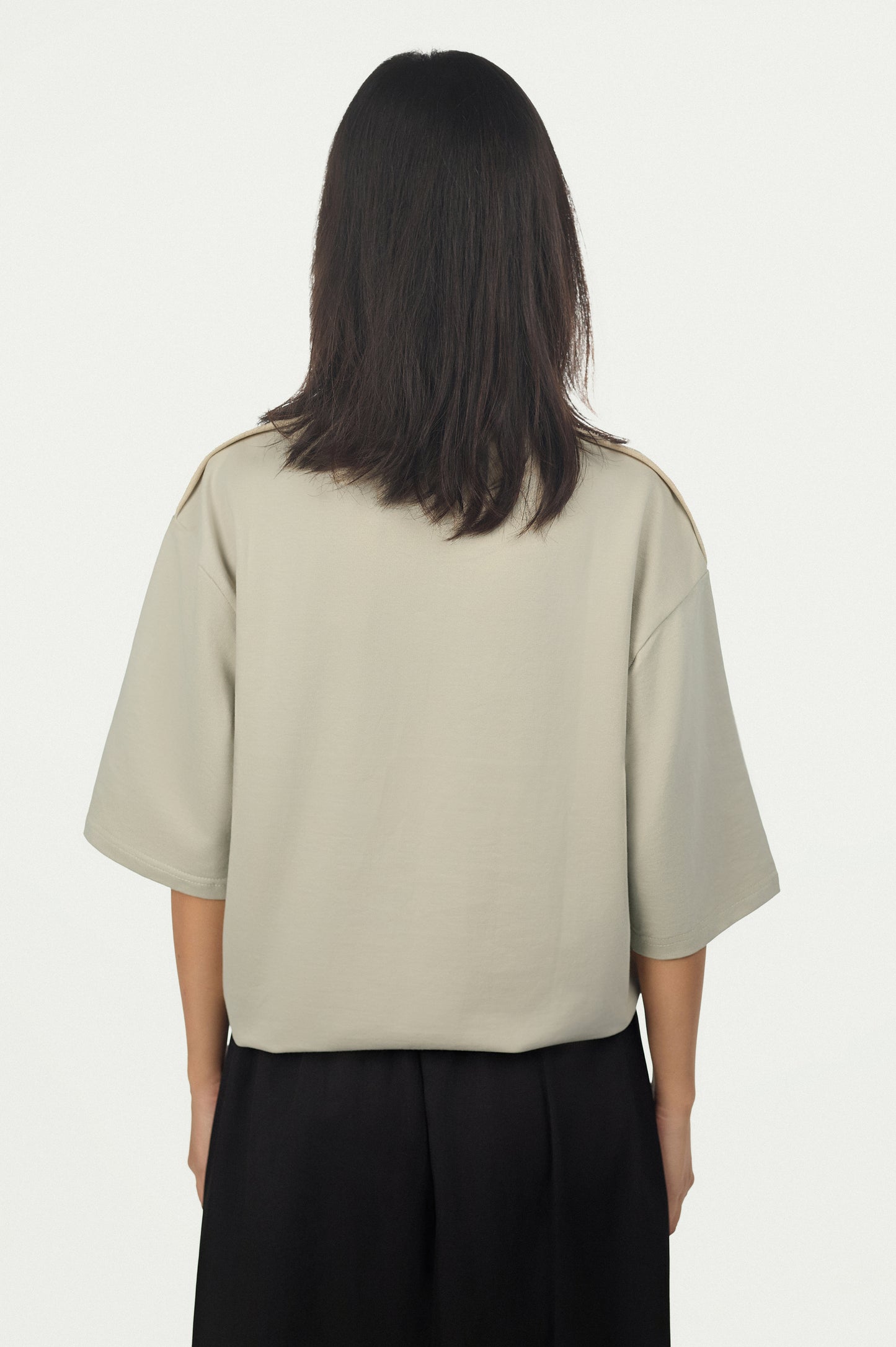 Minimal Embroidered Oversized Fit