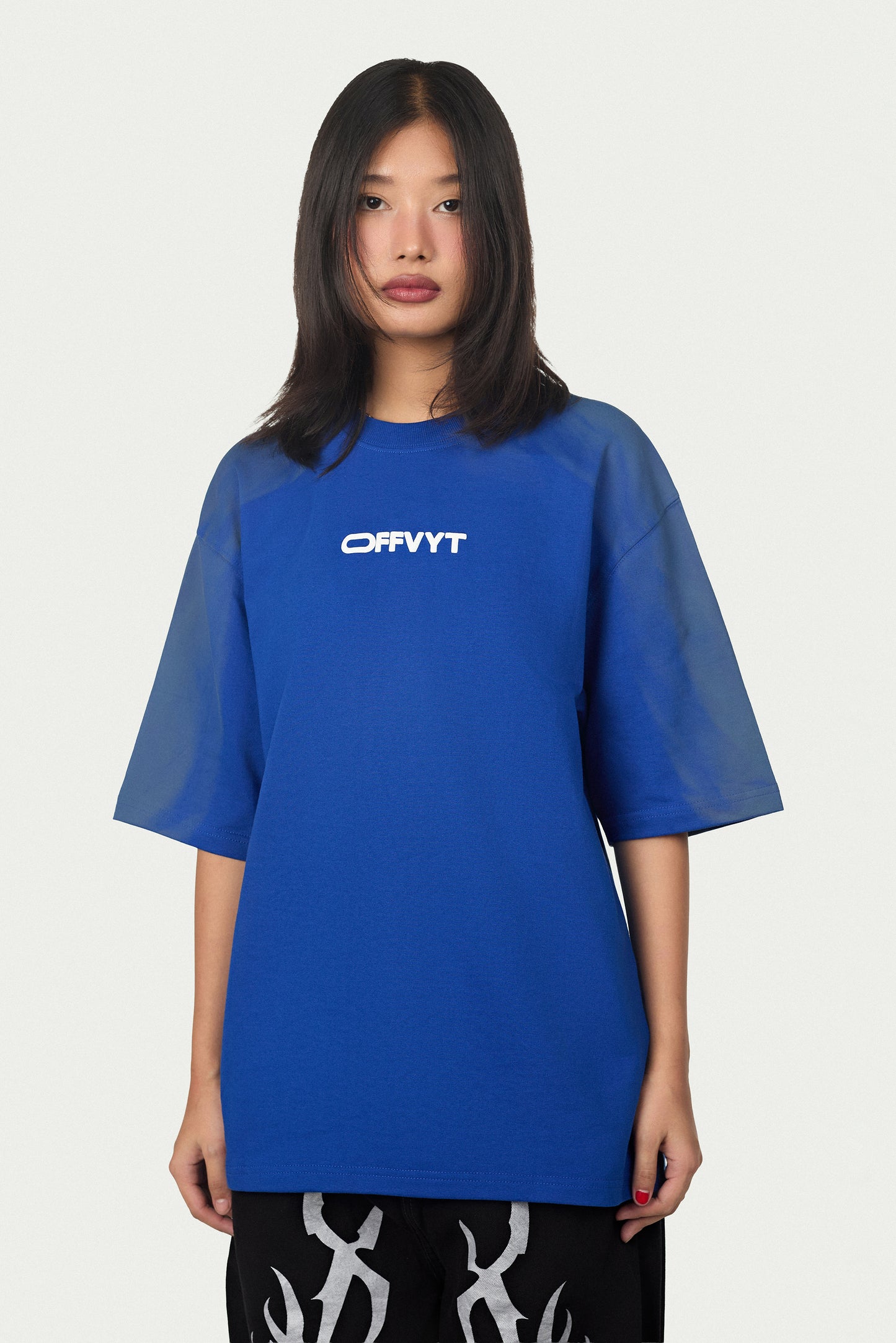 OFFVYT Faded Shoulder Oversized Tee