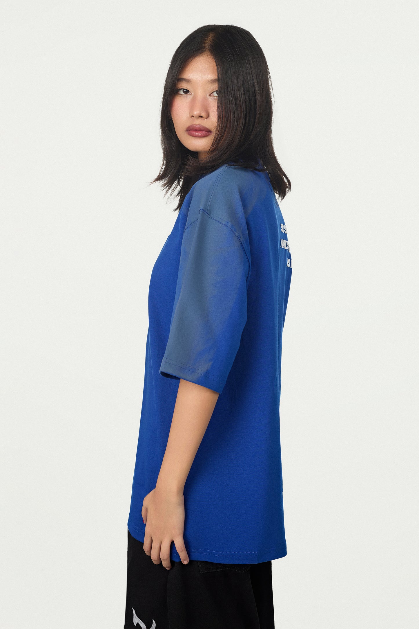 OFFVYT Faded Shoulder Oversized Tee