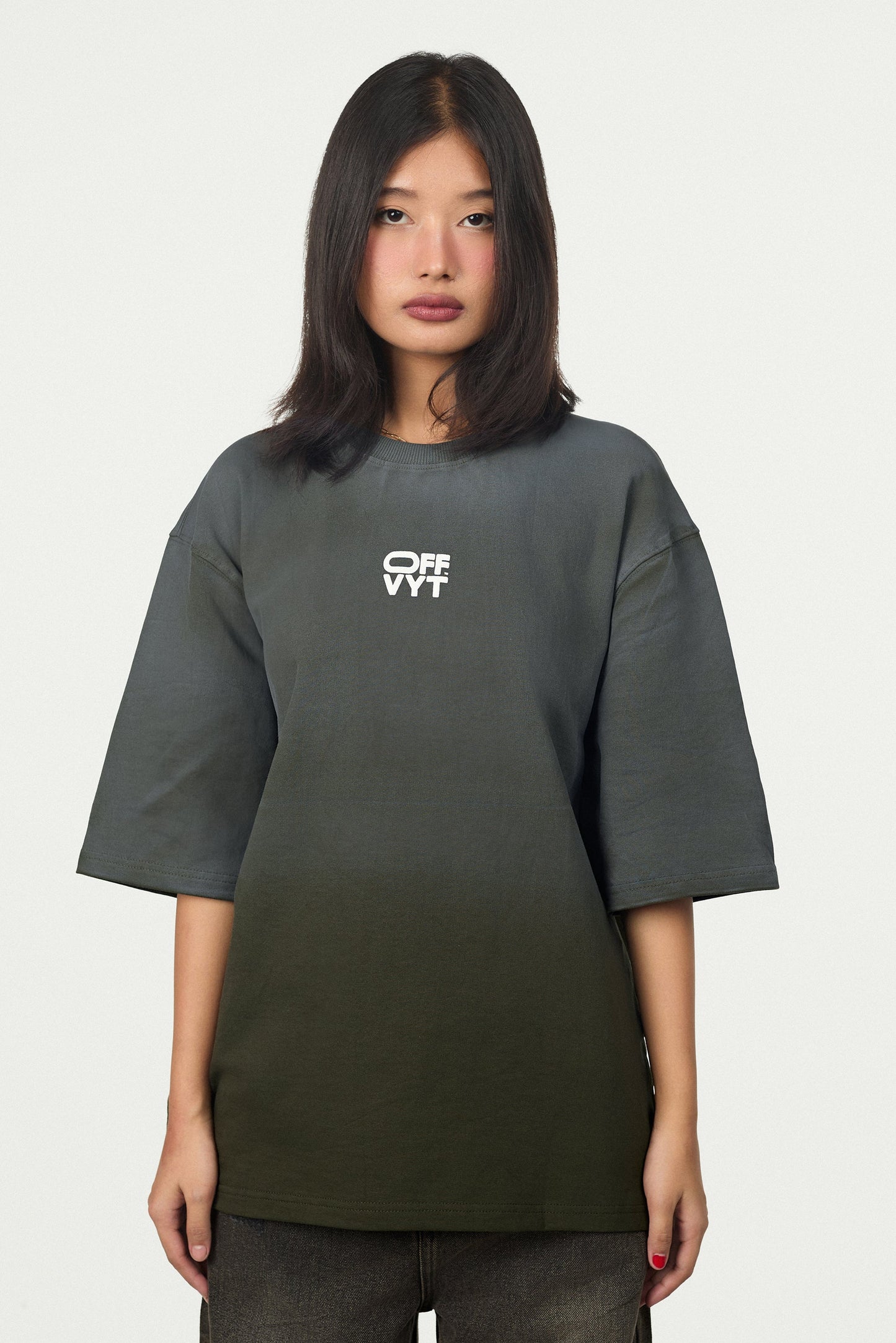 Dual Shade Oversized Tee
